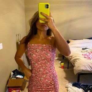 Boohoo floral mini dress